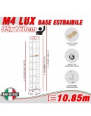 Trabattello M4 LUX base estraibile (h lavoro 10,85 m)