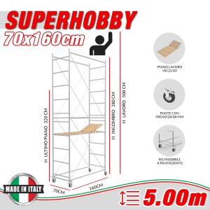 Trabattello SUPER HOBBY (h lavoro 5 m)