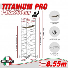 Trabattello TITANIUM PRO (h lavoro 8,55 m)